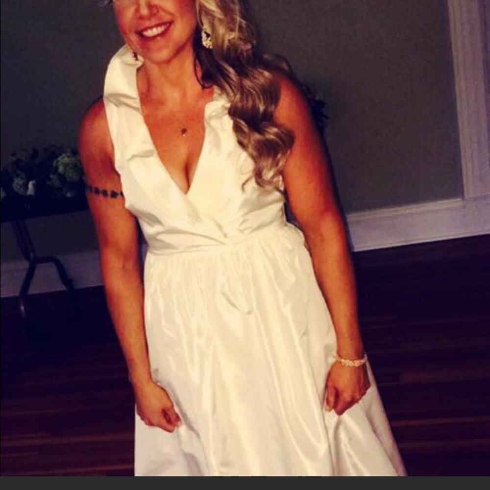 I crew wedding dress w pockets ❤️